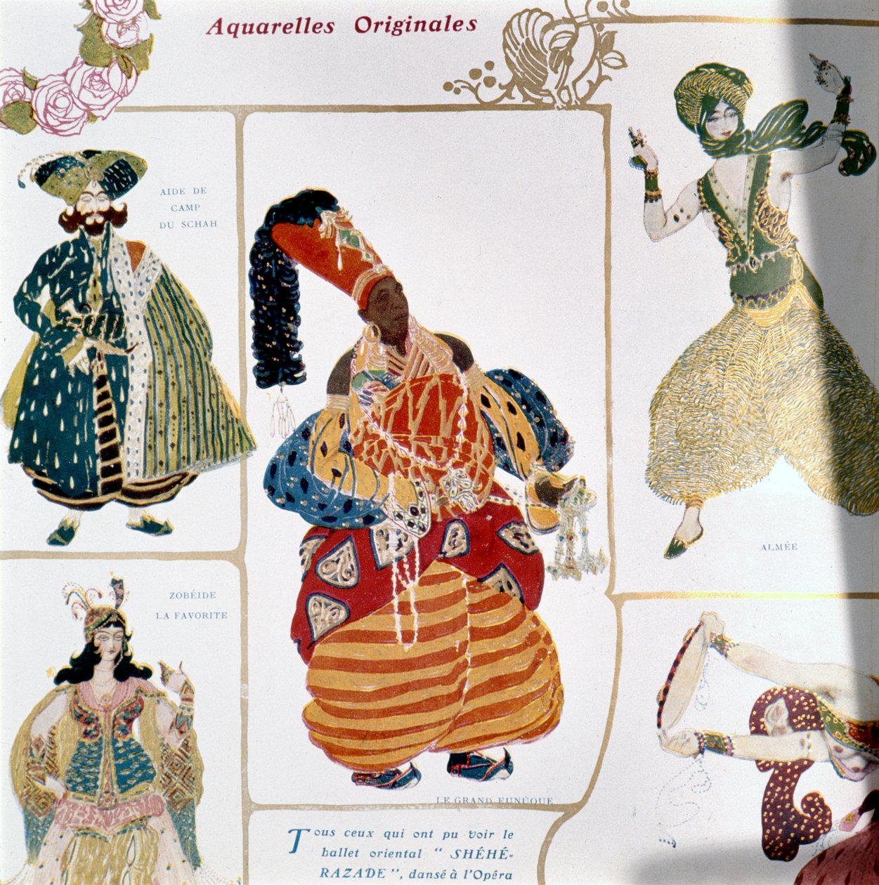 The Great Eunuch, kostumedesign til Diaghilevs produktion af balletten 
