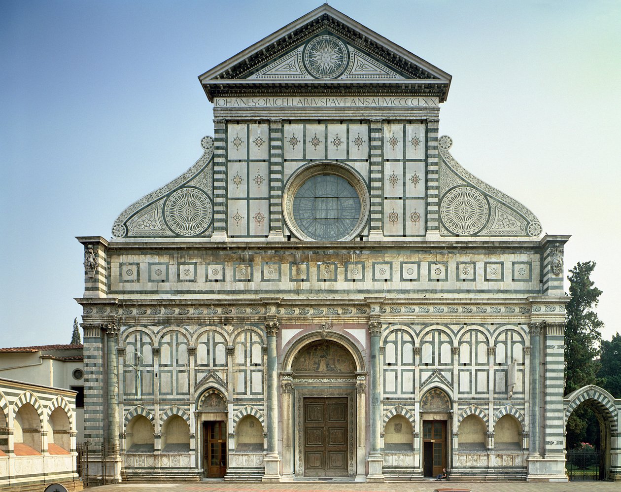 Facade af Santa Maria Novella, ca. 1458-70 af Leon Battista Alberti