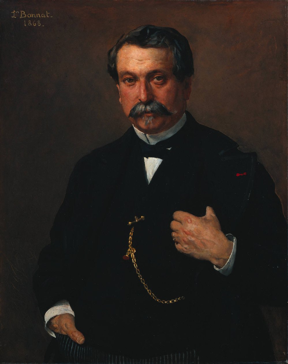Portræt af en mand af Leon Joseph Florentin Bonnat