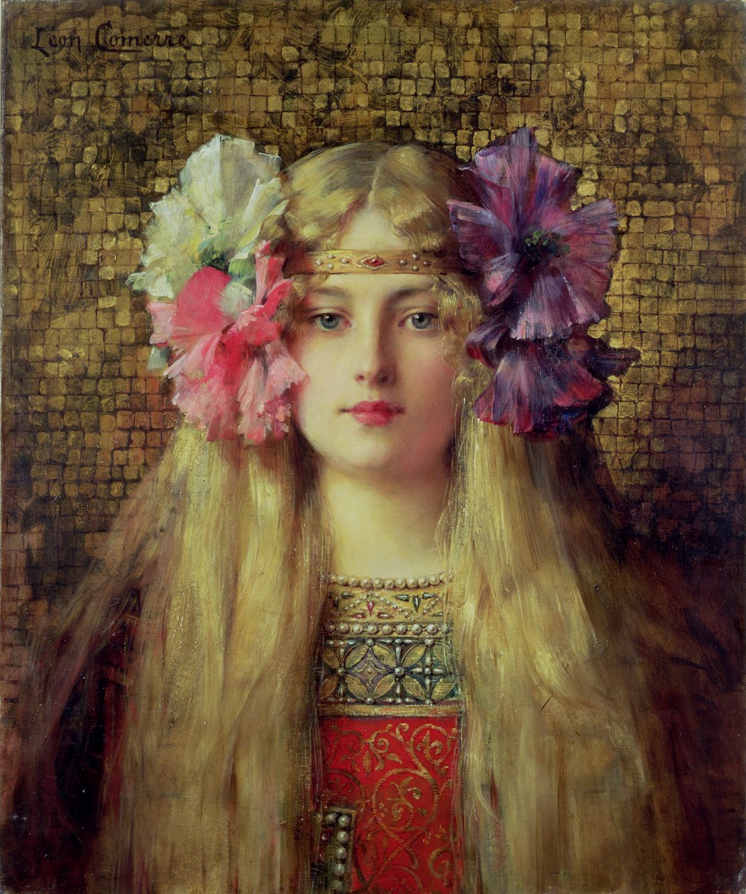 Den blonde kvinde af Leon Francois Comerre