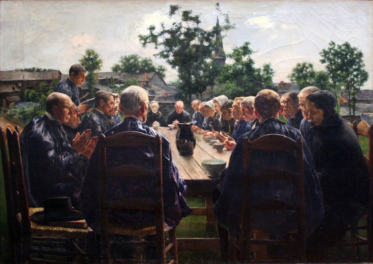 Begravelsestiden af Léon Frédéric