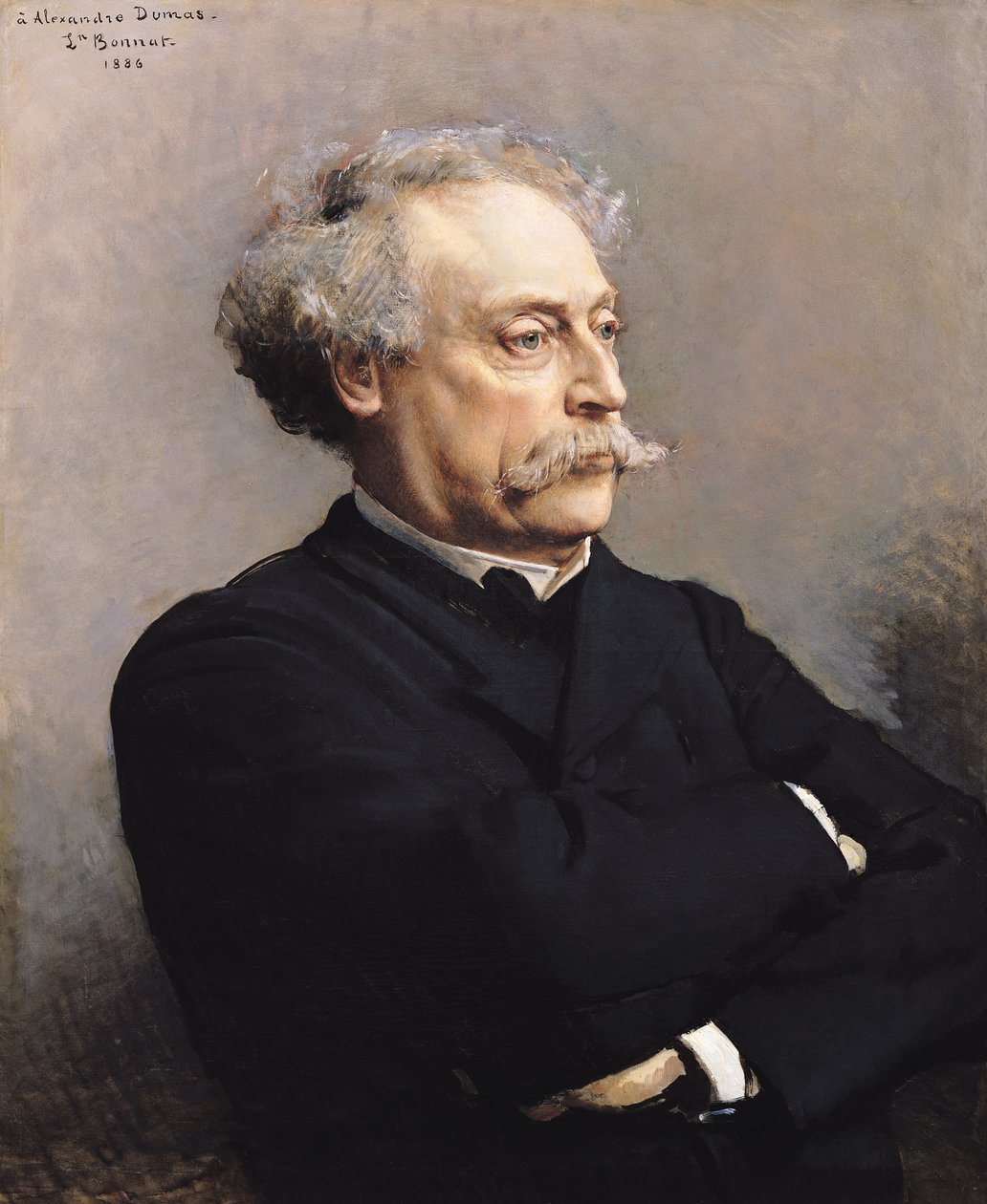 Alexandre Dumas Fils (1824-95) 1886 af Leon Joseph Florentin Bonnat