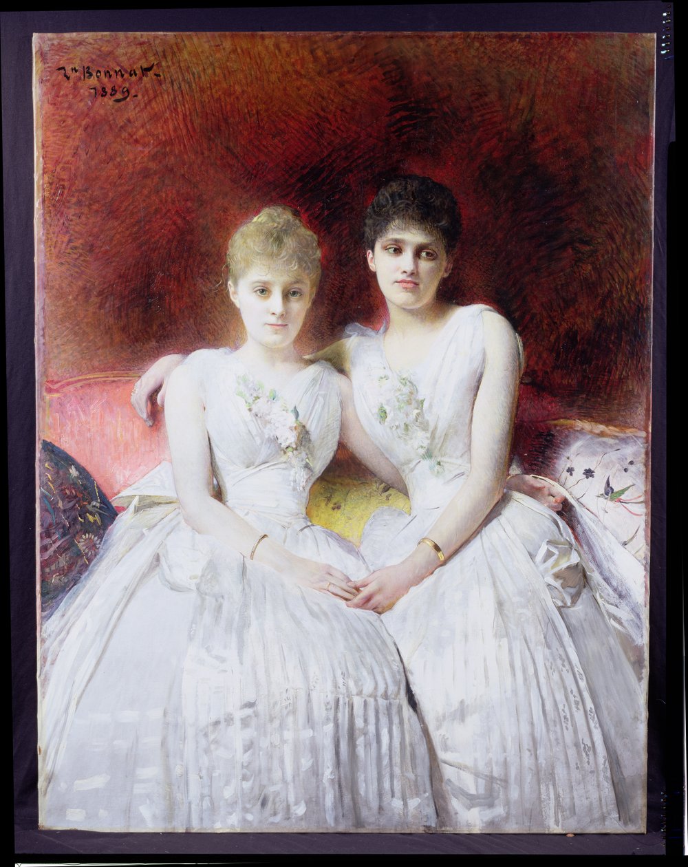 Portræt af Marthe og Terese Galoppe, 1889 af Leon Joseph Florentin Bonnat