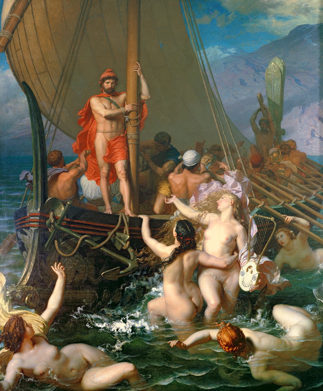 Ulysses og sirenerne af Leon Auguste Adolphe Belly
