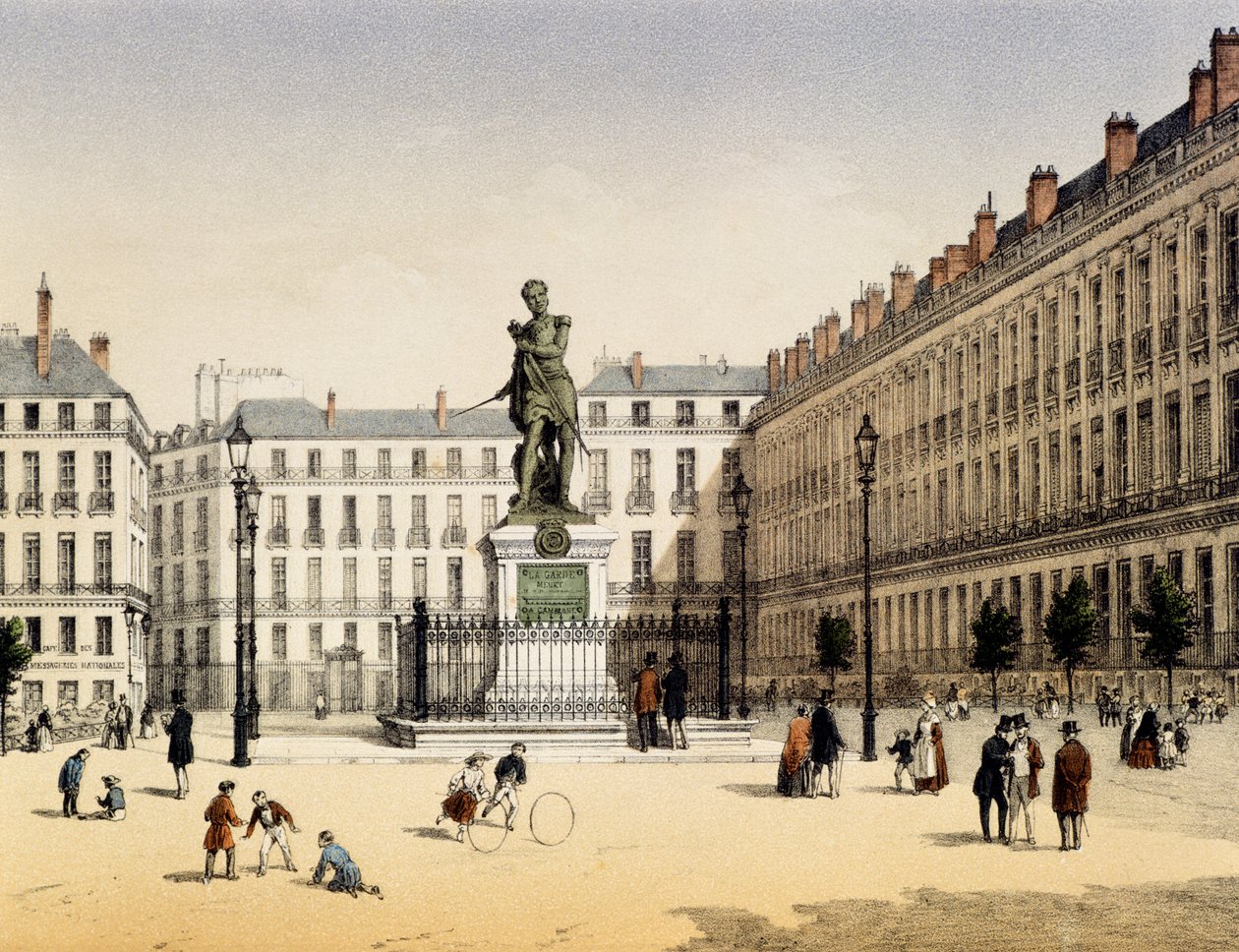 Place Cambronne i Nantes, Frankrig af Leon Auguste Asselineau
