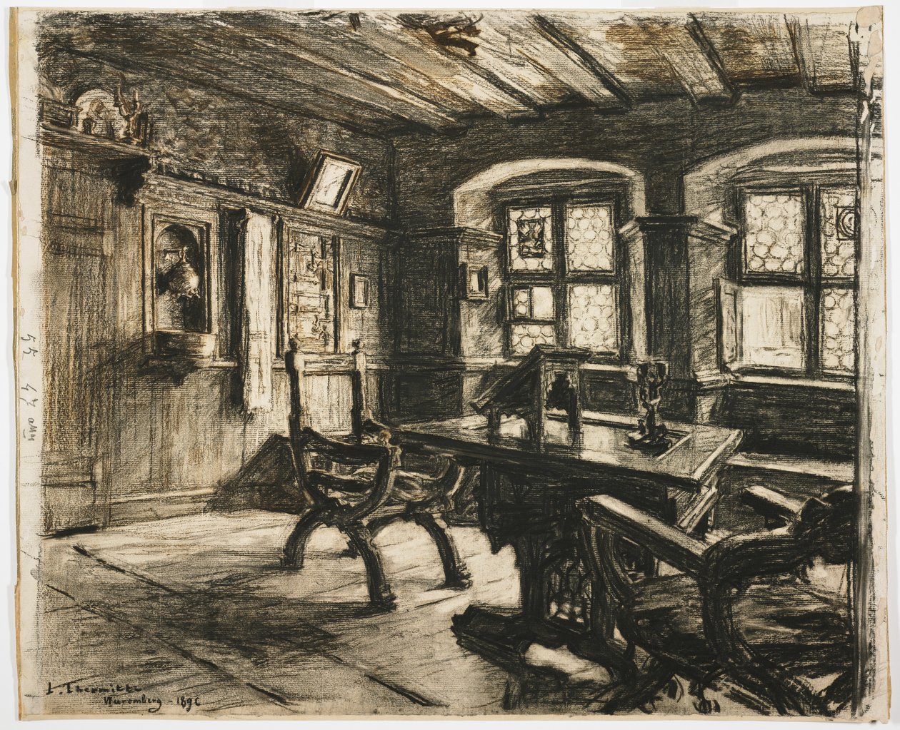 Durers værelse i Nürnberg, 1896 af Leon Augustin Lhermitte