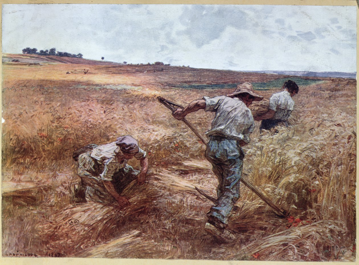 Høstscene, 1897 af Leon Augustin Lhermitte