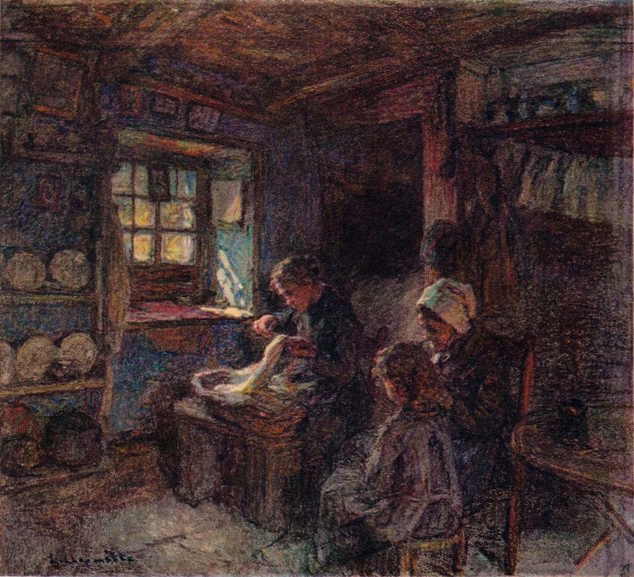 Lacemakerne, c1888 af Leon Augustin Lhermitte