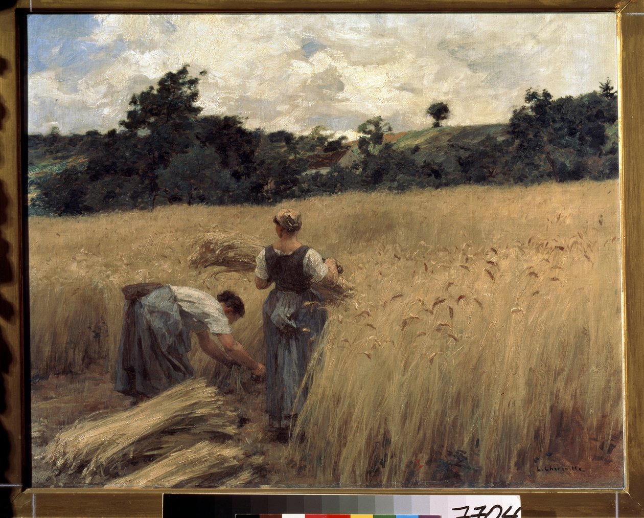 Høstmændene. (høstere). Maleri af Leon Augustin Lhermitte (1844-1925). Fransk kunst, realisme. Pushkin Museum of Fine Arts, Moskva af Leon Augustin Lhermitte