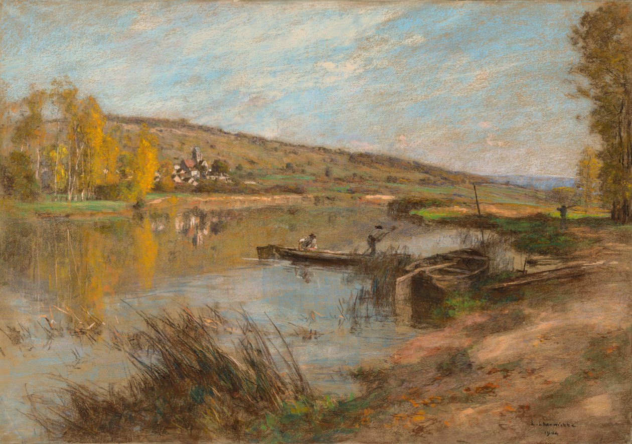Quai au Sable, Chartèves af Leon Augustin Lhermitte