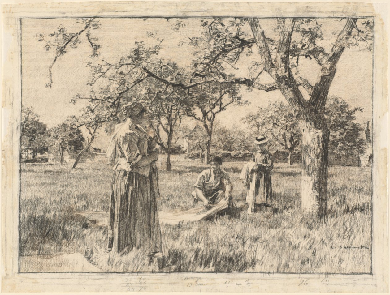 Forår af Leon Augustin Lhermitte