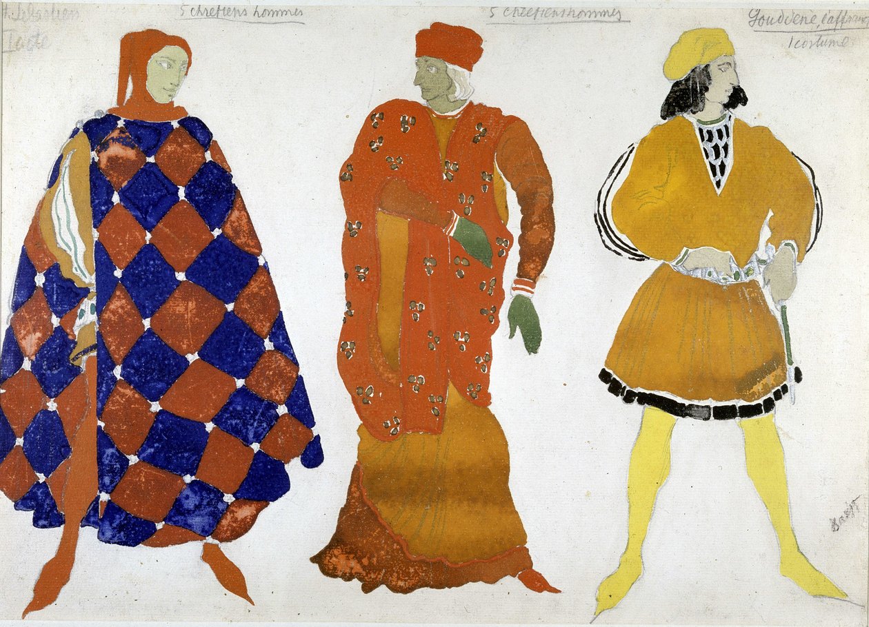 Bakst kostume til "Martyren fra San Sebastian" af Leon Bakst