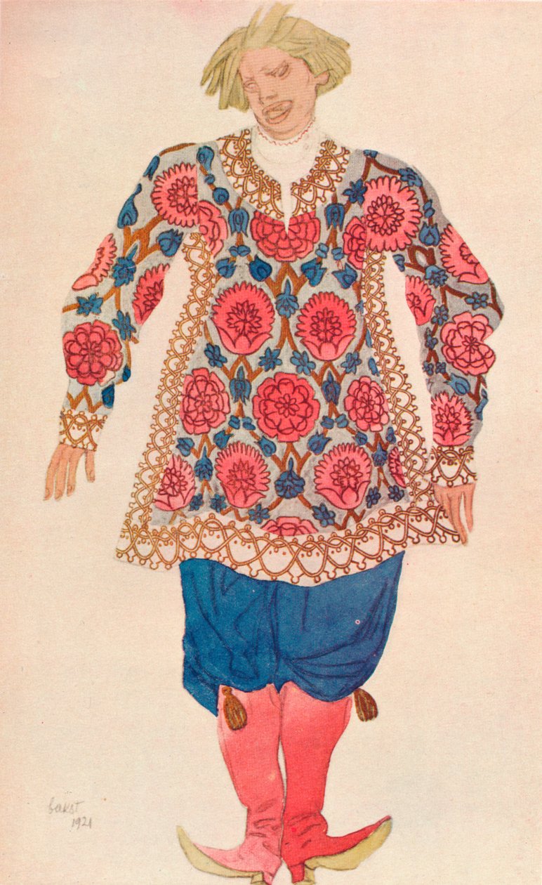 Russiske Buffon, 1924 af Leon Bakst