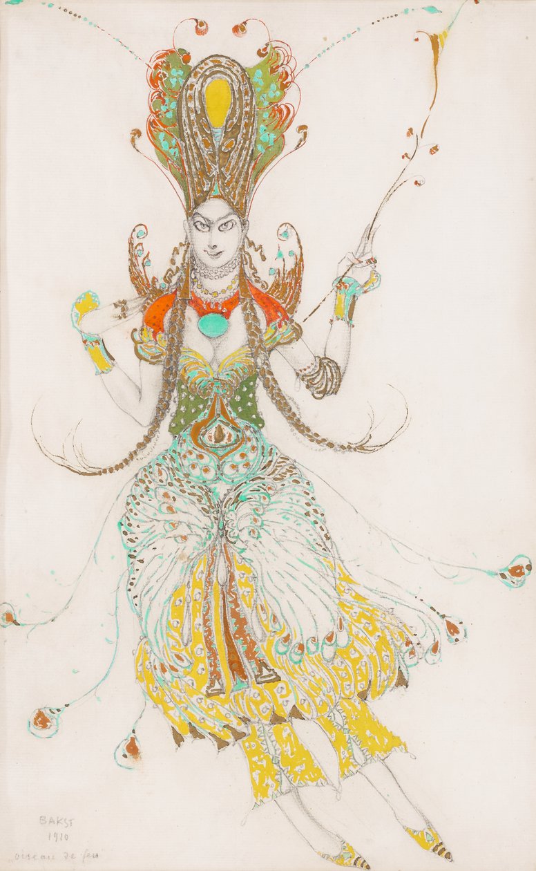 Kostumedesign til Tamara Karsavina som 