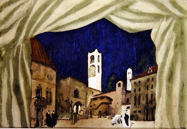 Design til Marchioness Hunting af Leon Bakst
