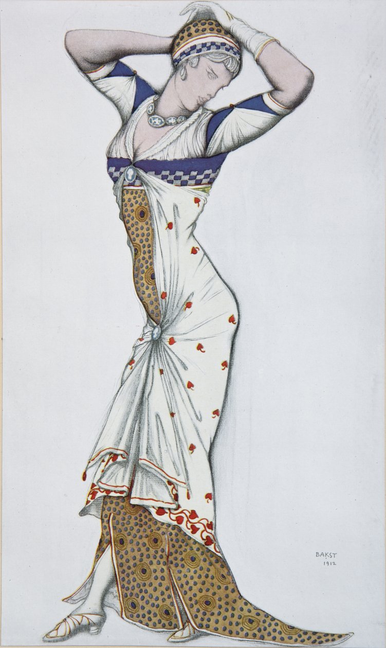 Design af en moderne kjole, 1910