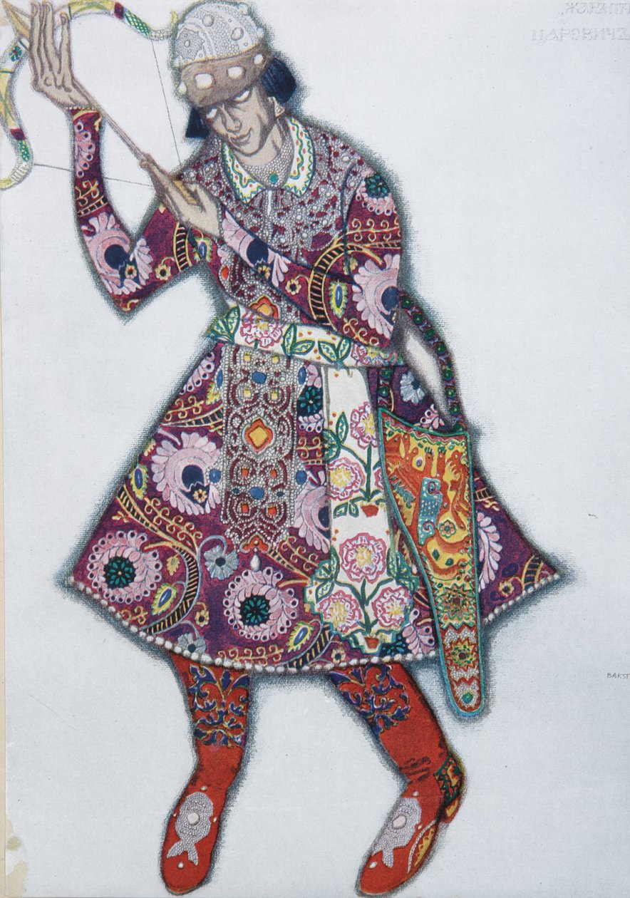 Ivan Tsarevich. Kostumedesign til balletten The Firebird L