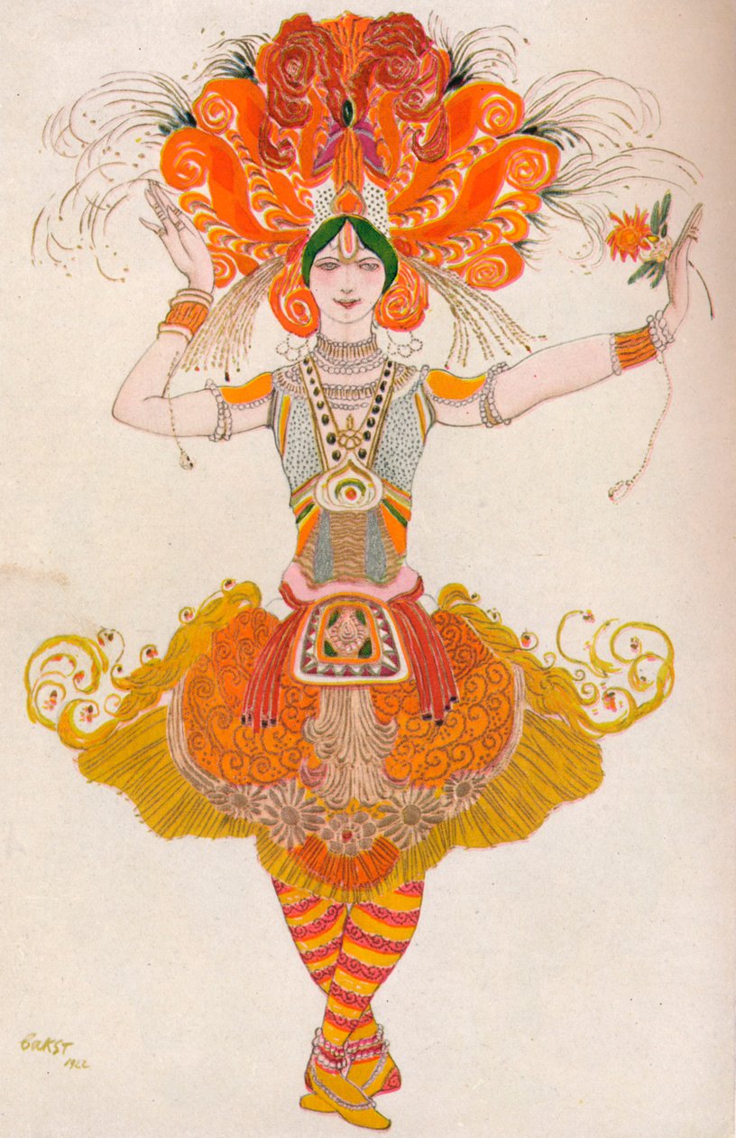 Ildfugl, 1922, 1923 af Leon Bakst