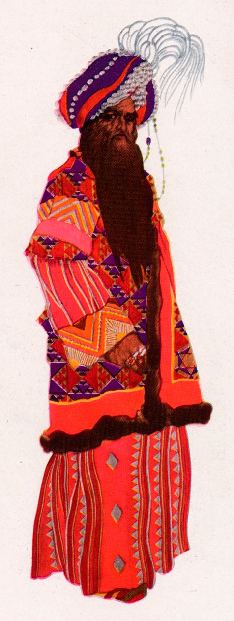 Le Sultan Samarcande, 1922, 1923 af Leon Bakst