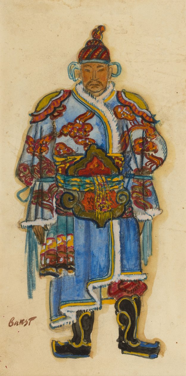 Orientalsk kostumedesign af Leon Bakst