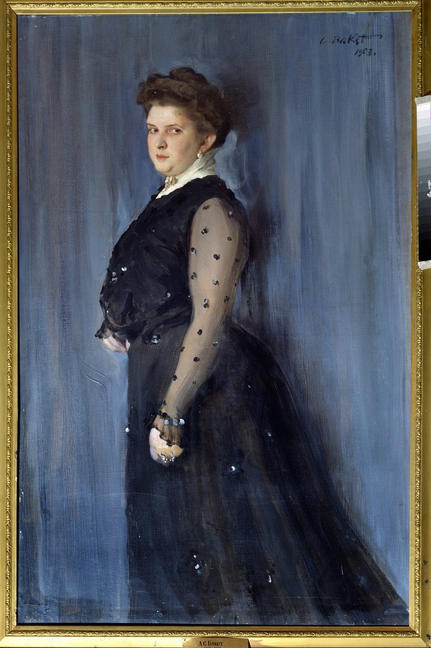 Portræt af S.P.Wallison (Portræt af S.P.Wallison) (olie på lærred) af Leon Bakst
