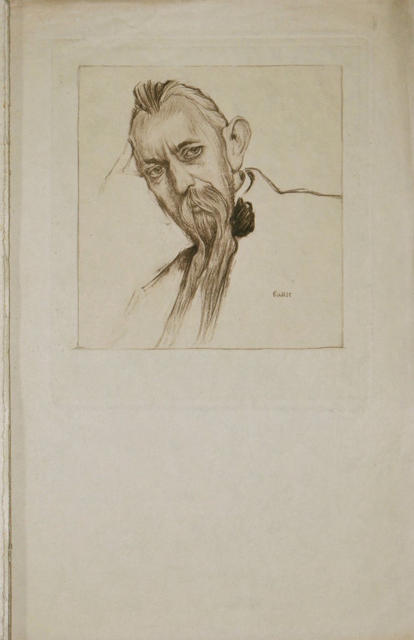Portræt af Sebastien Voirol 1870-1930, 1913. af Leon Bakst