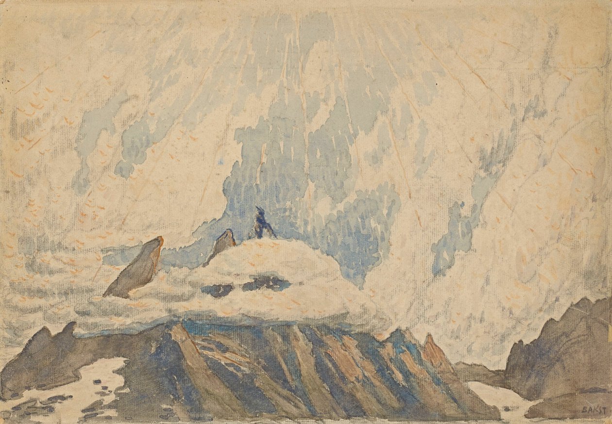 Scenedesign til balletten La damnation de Faust af Hector Berlioz, begyndelsen af 1920