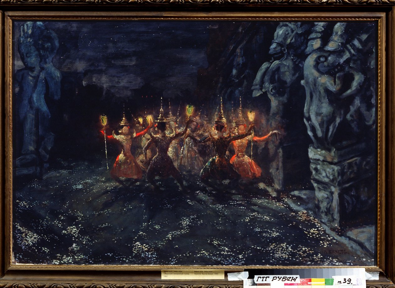 Den siamesiske hellige dans af Leon Bakst