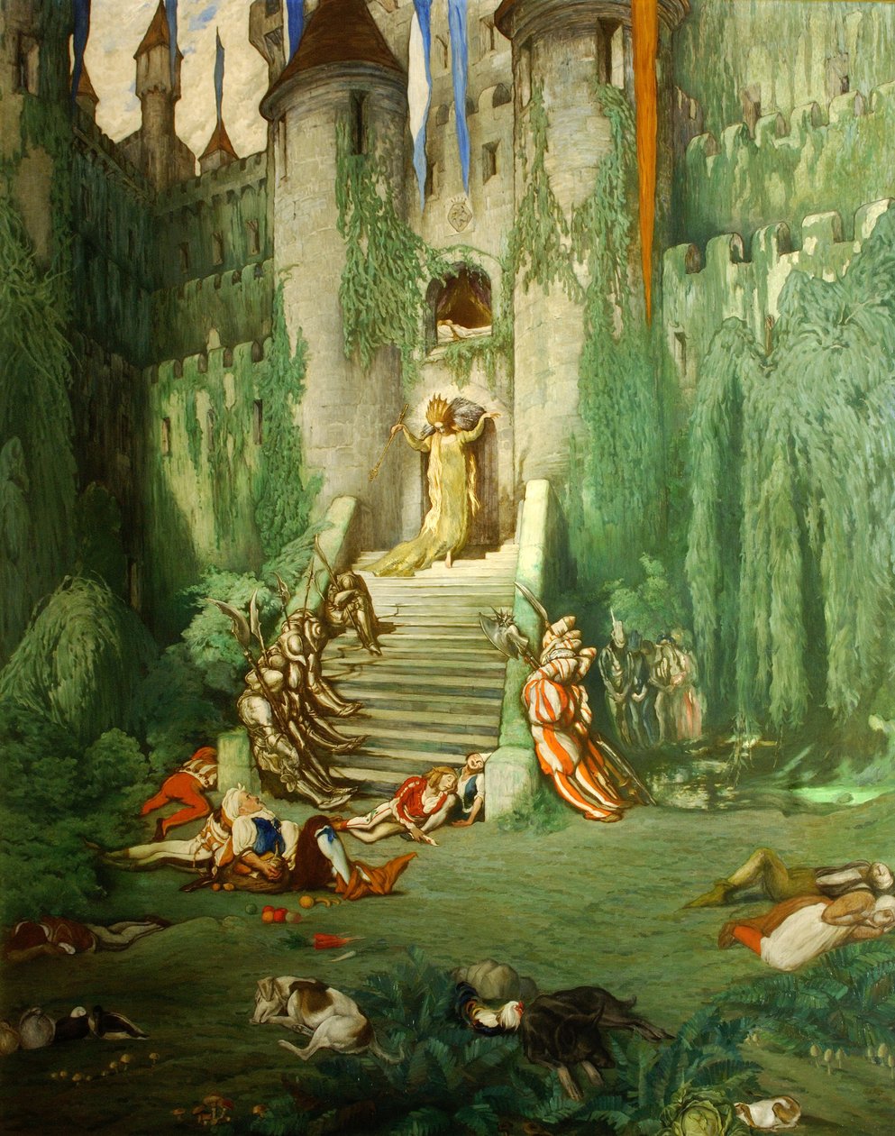 Tornerose, 1913-1922 af Leon Bakst
