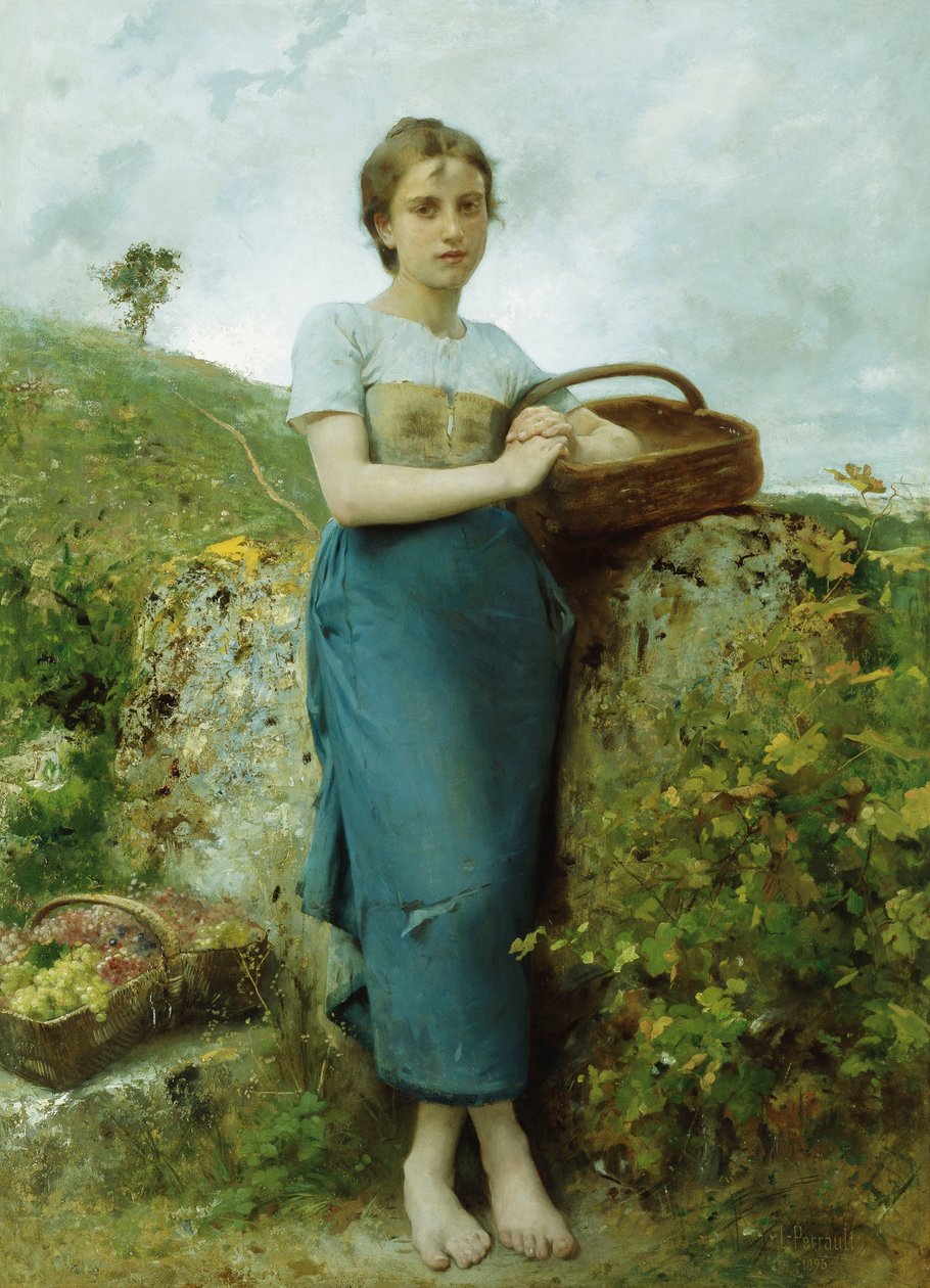 Drueplukkeren, 1895 af Leon Bazile Perrault