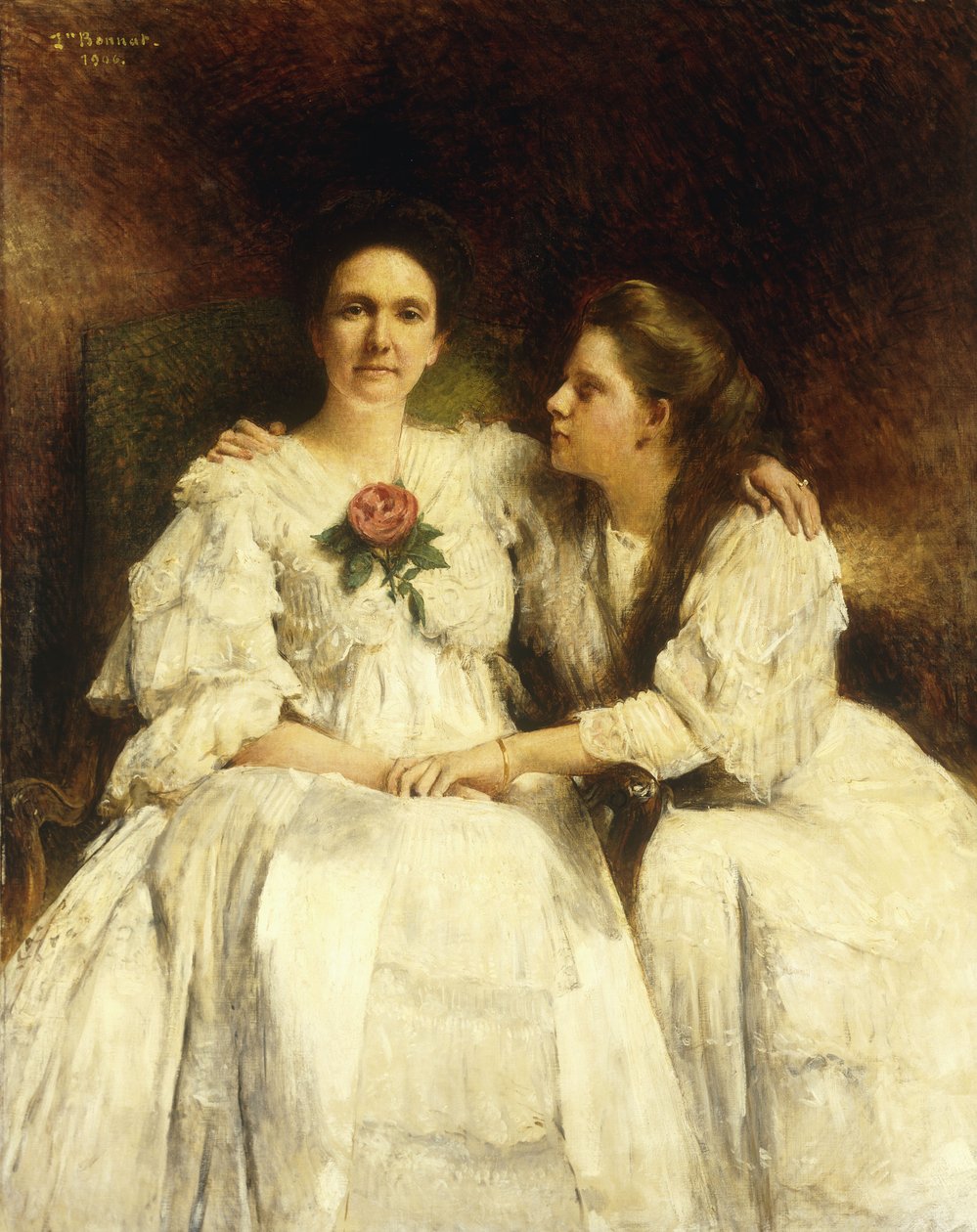 Mor og Datter, 1905 af Leon Bonnant