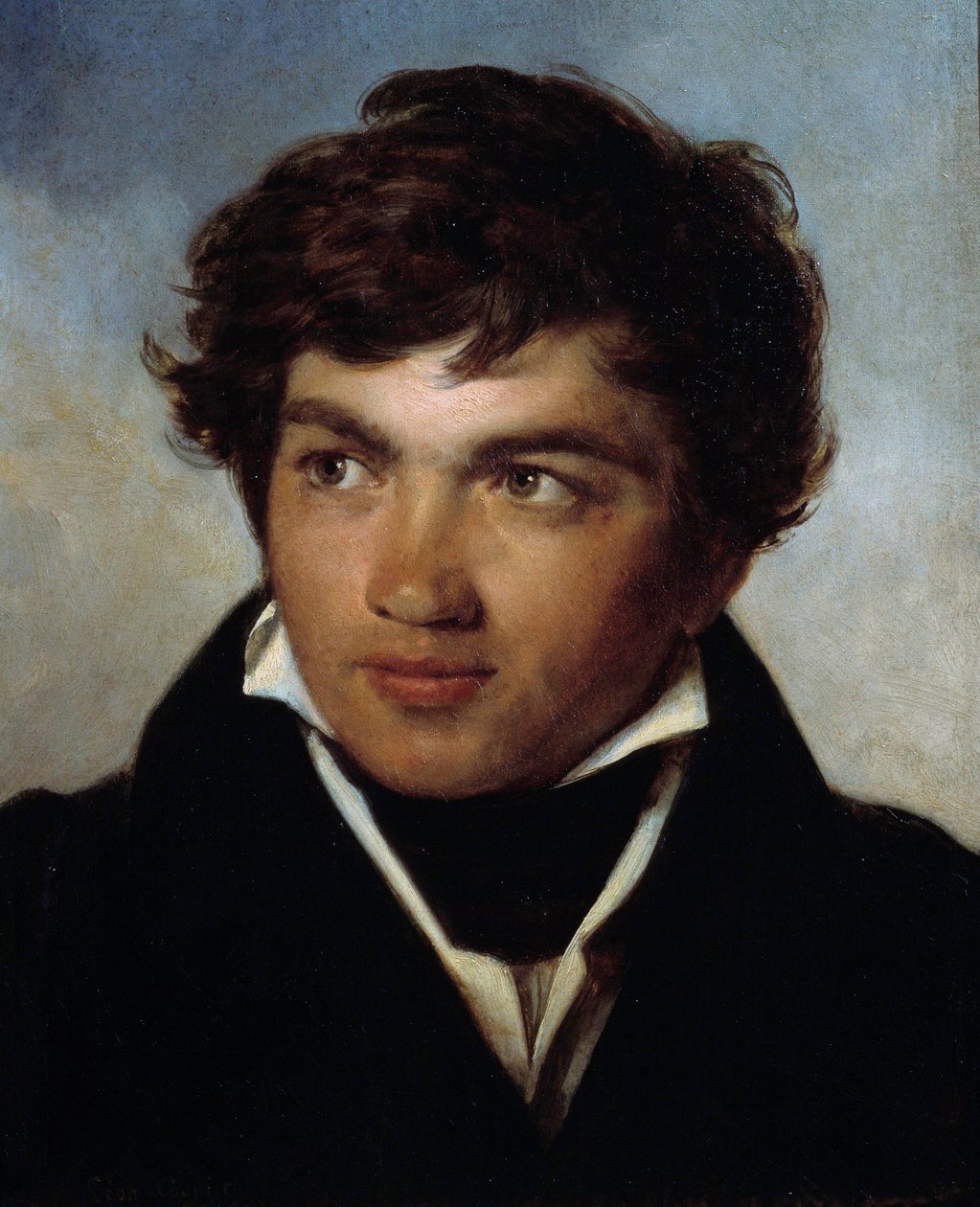 Portræt af maleren Achille Michallon (1796-1822) Maleri af Leon Cogniet (1794-1880) 1800-tallets Orleans, Musee des Beaux Arts af Léon Cogniet