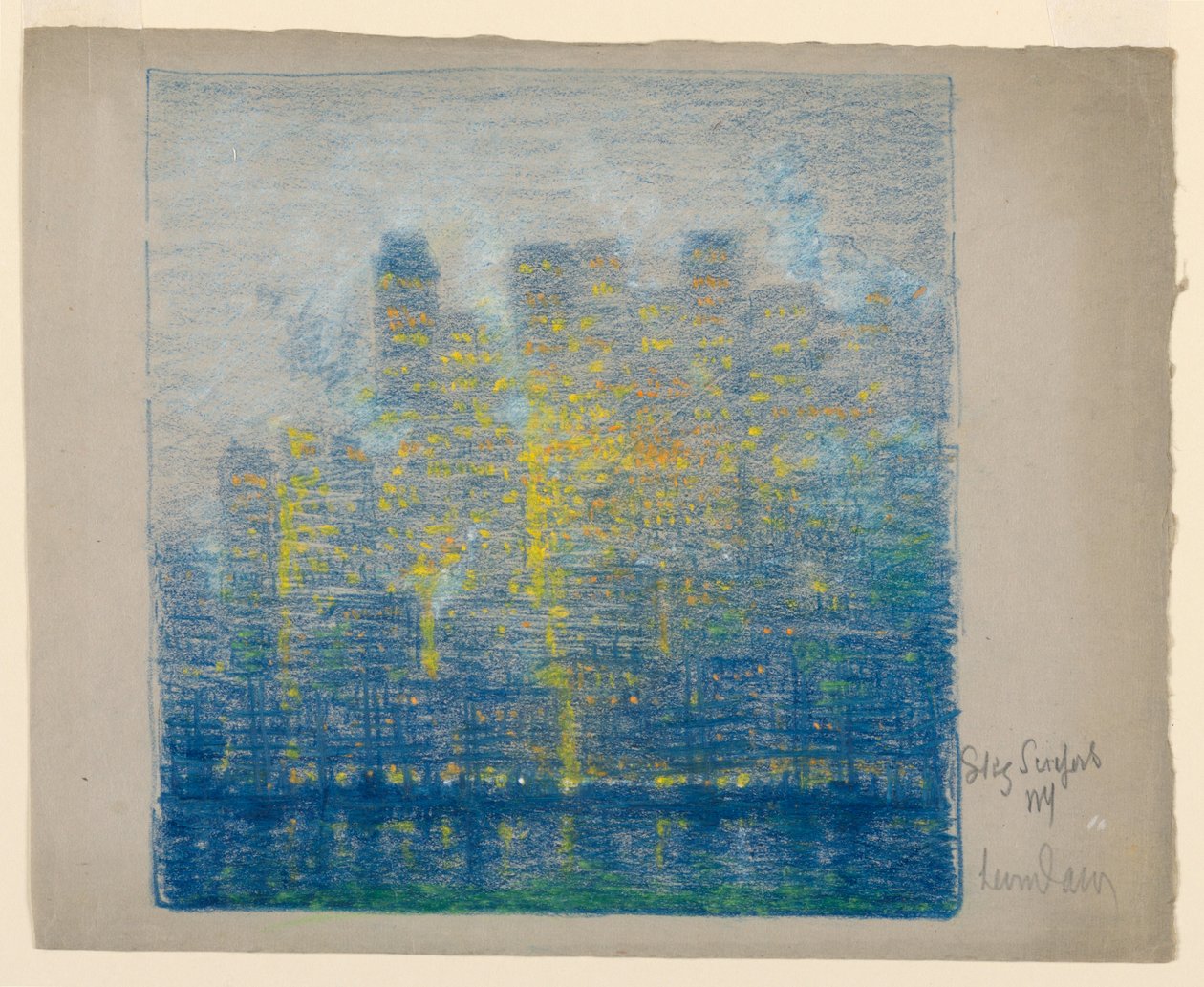 Skyskrabere, New York af Leon Dabo