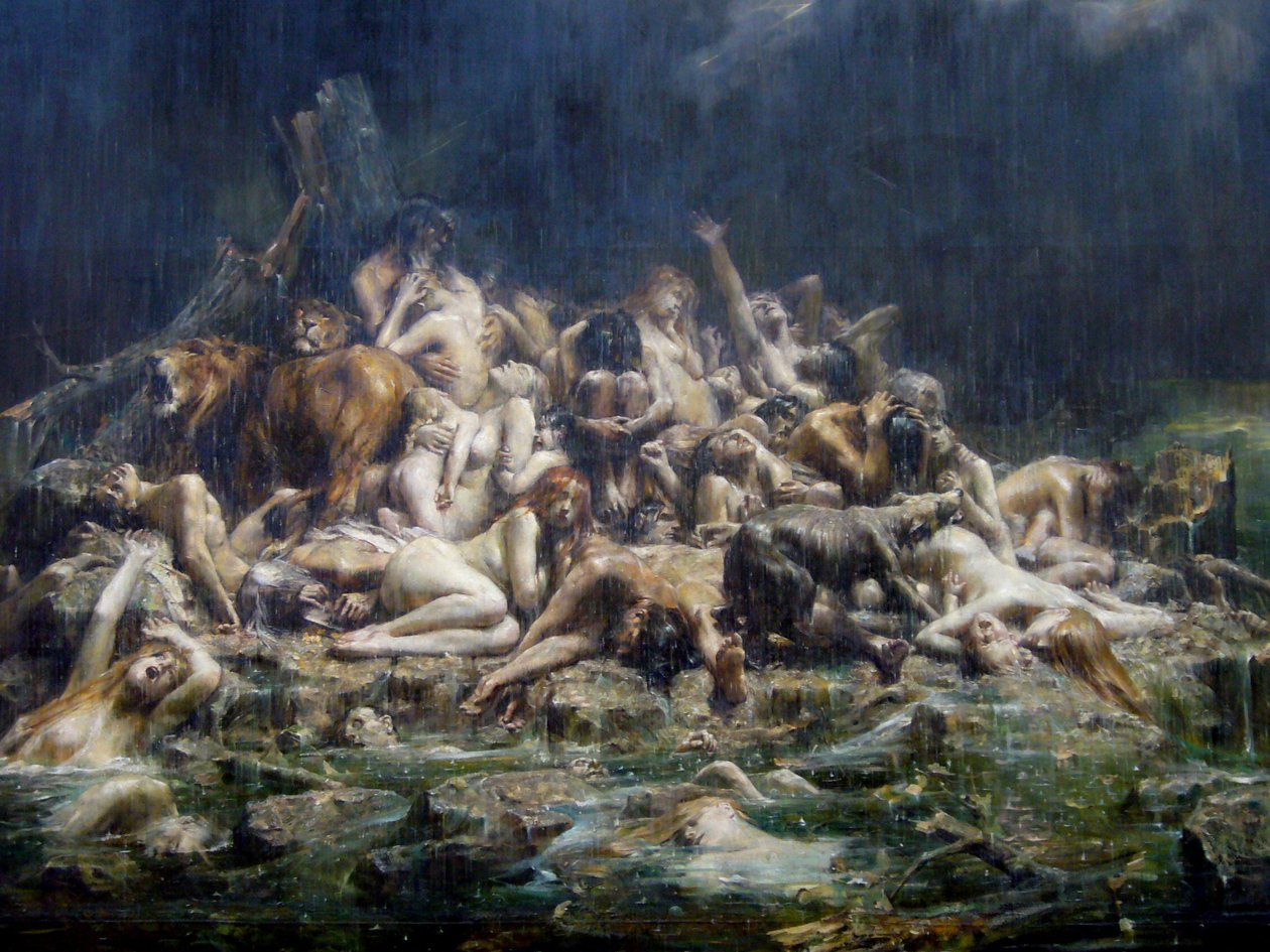 Syndfloden af Leon Francois Comerre