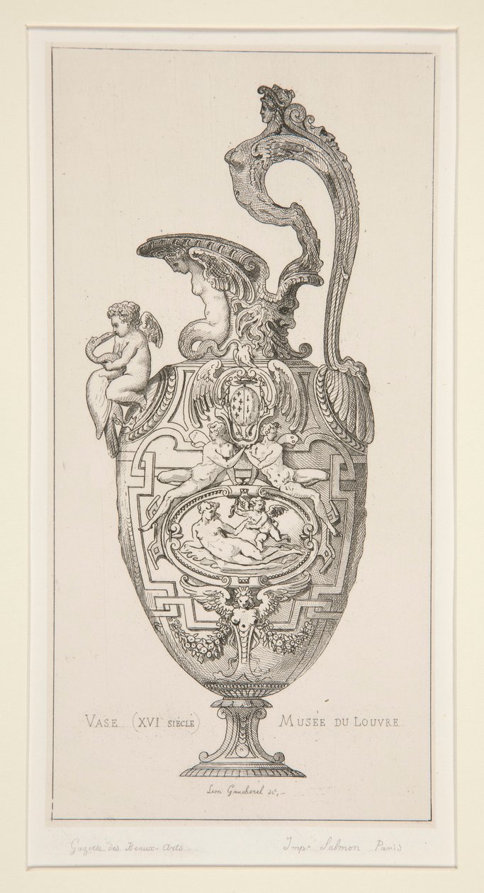 Vase (XVI århundrede) Louvre Museum af Leon Gaucherel