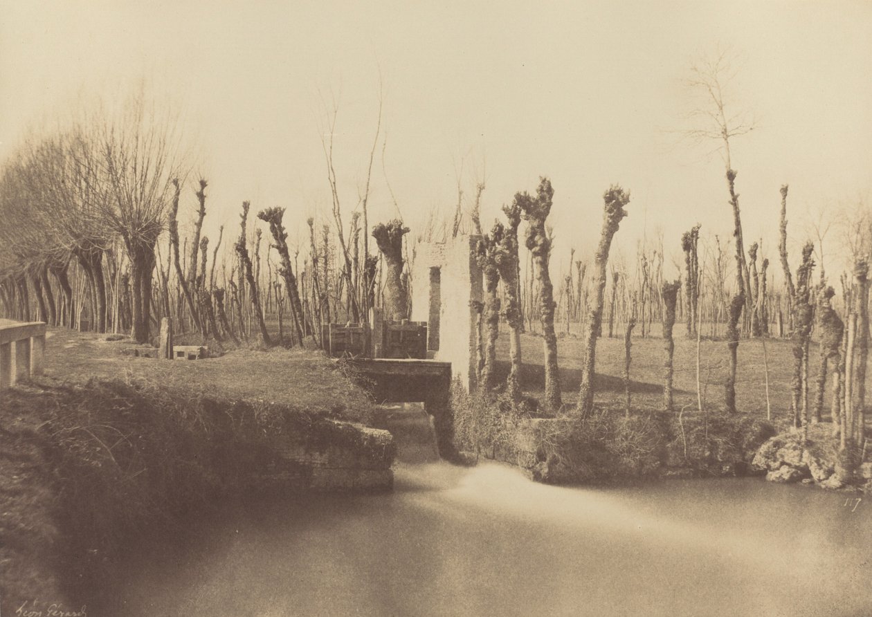 Landskab, Montebello, ca. 1860 (foto) af Léon Gérard
