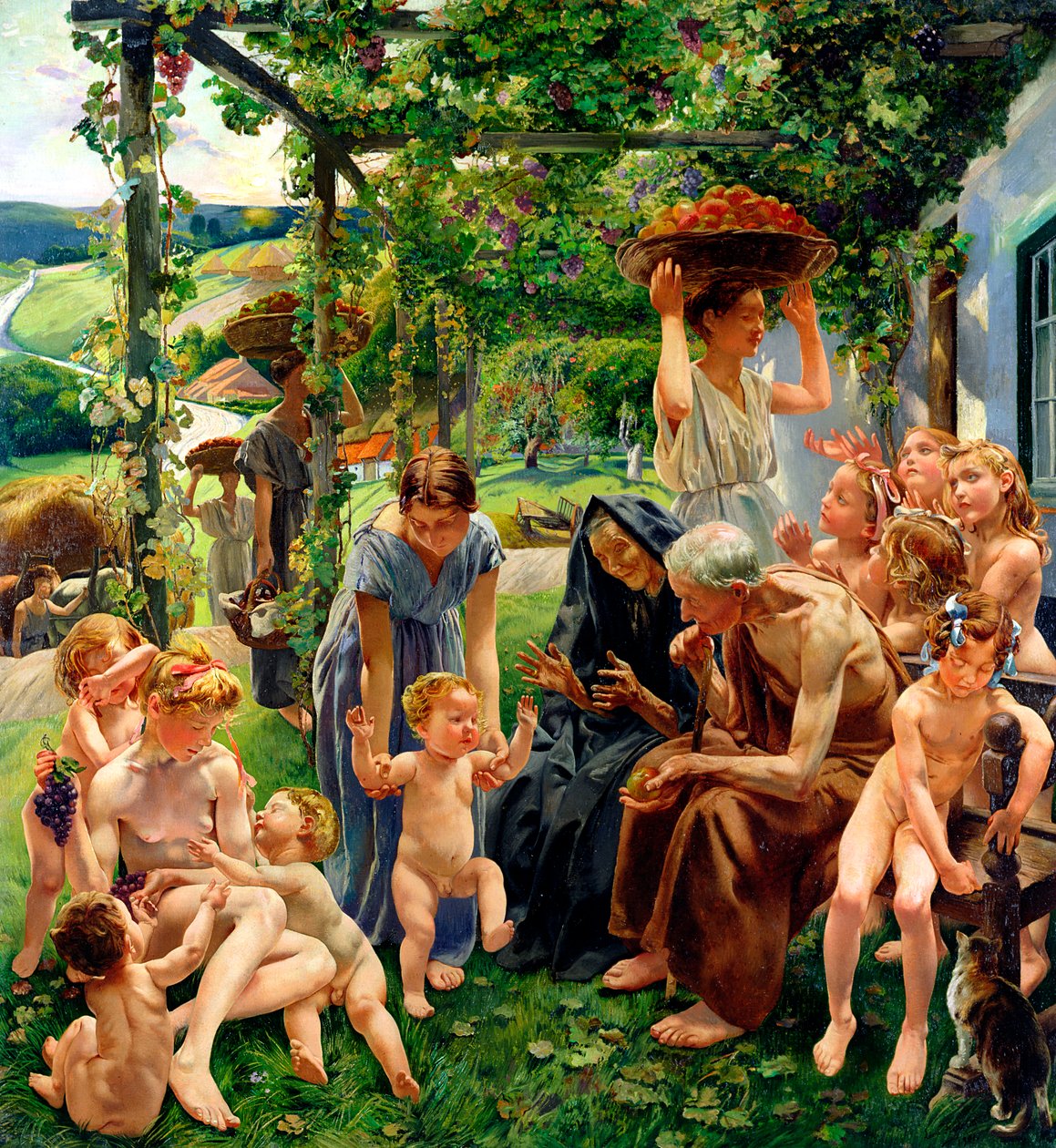 The Evening, højre panel fra triptykonen 