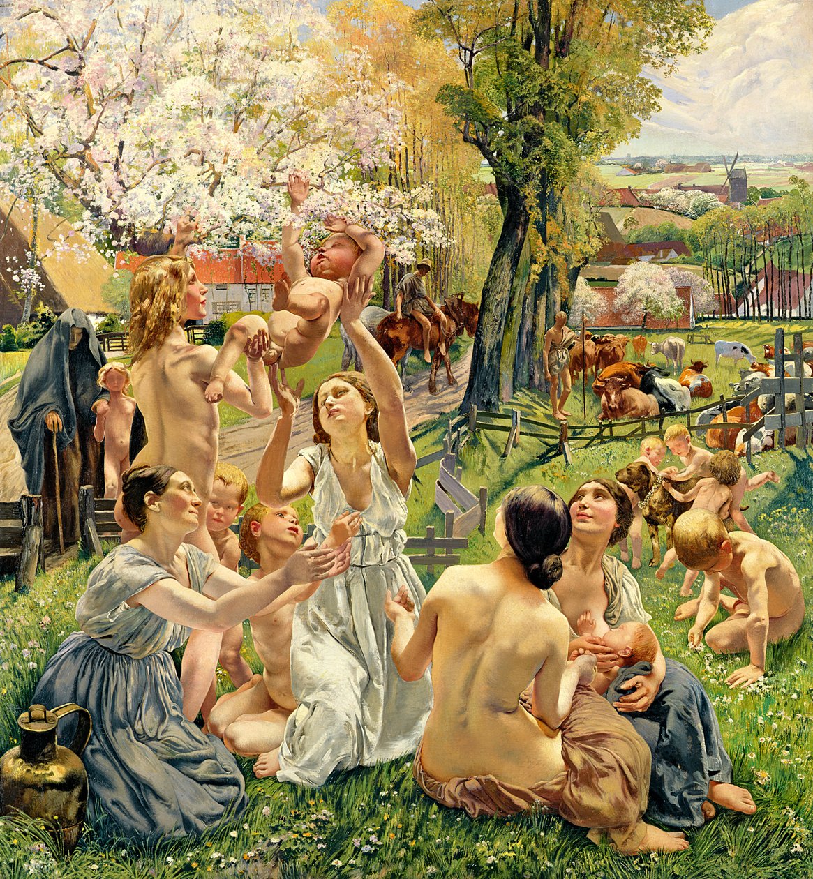 The Morning, venstre panel fra triptykonen 