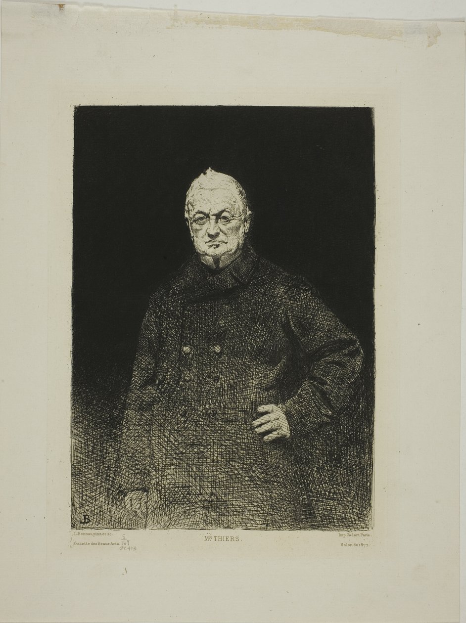 hr. Thiers af Leon Joseph Florentin Bonnat