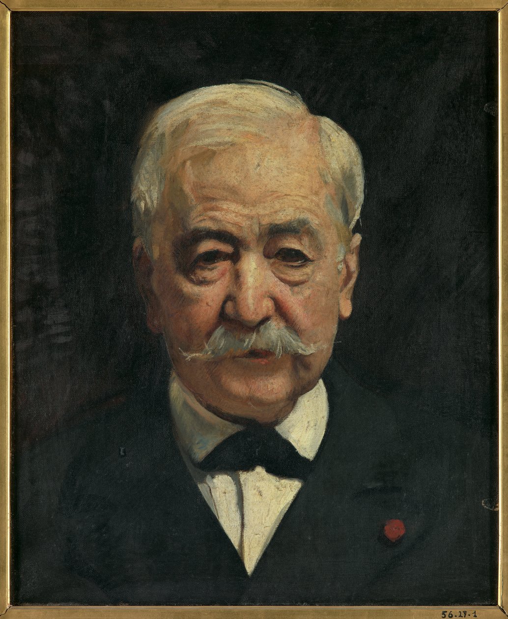 Portræt af Ferdinand de Lesseps af Leon Joseph Florentin Bonnat