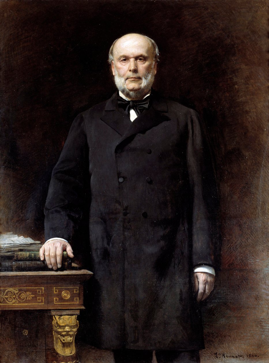 Portræt af Jules Grevy (1807-1891) Republikkens præsident Maleri af Leon Joseph Bonnat (1833-1922) 1880 Søn. 1,52x1,16 m Paris, Musee d