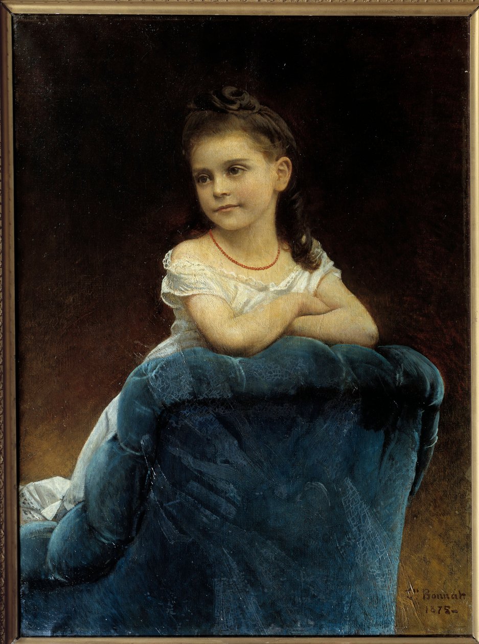 Portræt af Miss Franchetti Maleri af Leon Bonnat (1833-1922) 1877 Søn. 0,89x0,65 m Bayonne, Bonnat Museum af Leon Joseph Florentin Bonnat