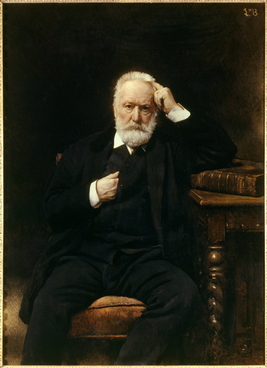 Portræt af den franske forfatter Victor Hugo (1802-1885) Maleri af Leon Joseph Bonnat (1833-1922) 1800-tallets Versailles, Musee du Chateau - Portræt af den franske forfatter Victor Hugo (1802-1885). Maleri af Leon Joseph Bonnat (1833-1922) af Leon Joseph Florentin Bonnat