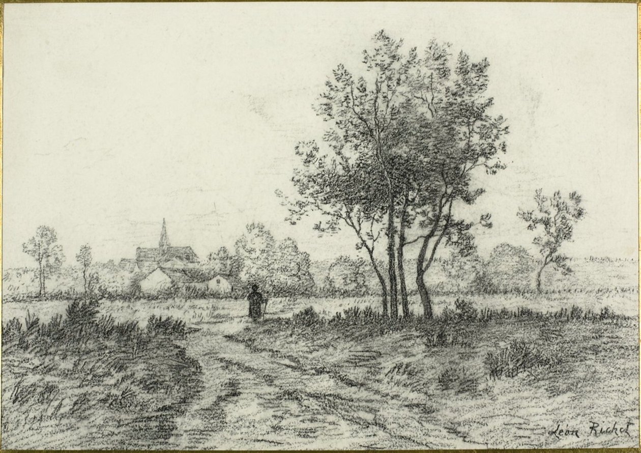 Landskab af Leon Richet