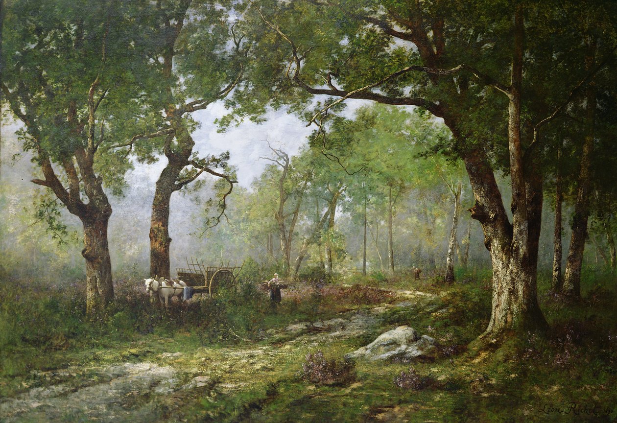 Fontainebleau-skoven af Leon Richet