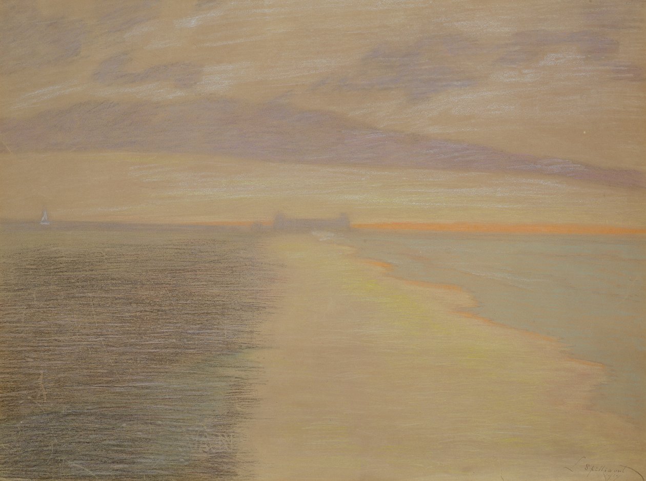 Dusk Marin til Ostend af Leon Spilliaert