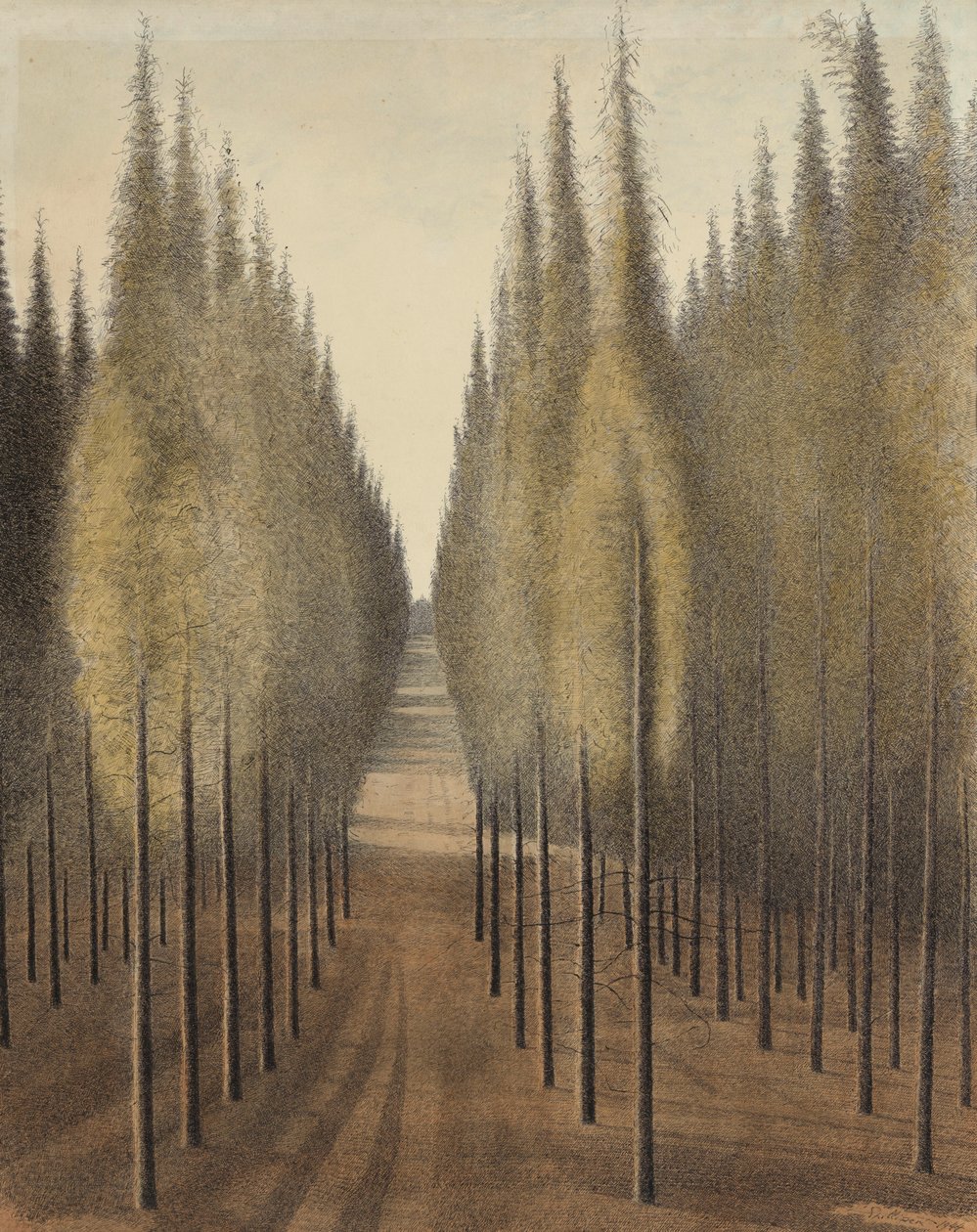 De brandgang af Leon Spilliaert