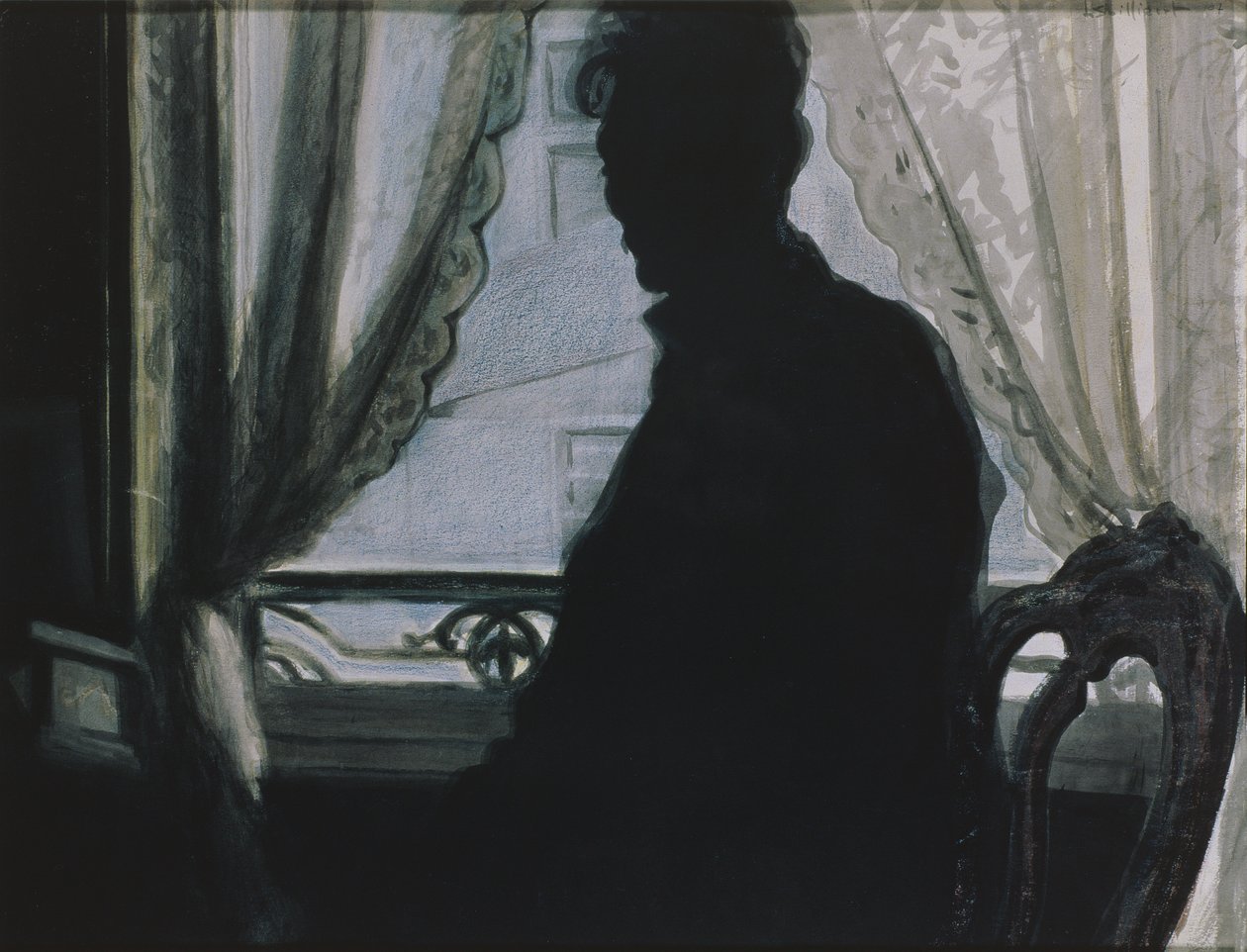 Silhuet af kunstneren af Leon Spilliaert