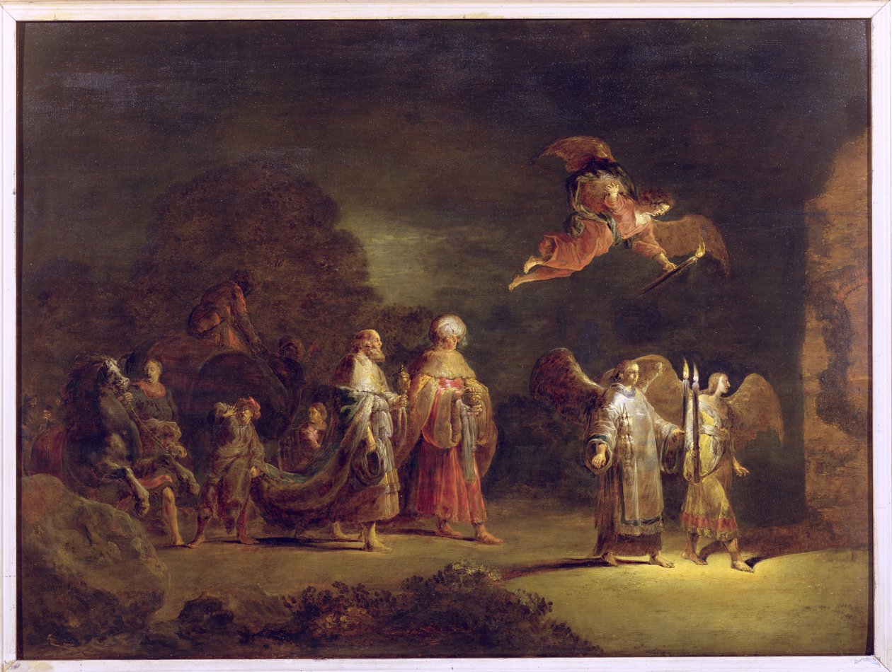 Magi på vej til Betlehem af Leonard Bramer