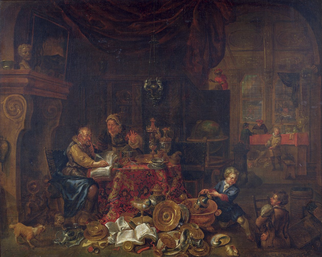 Pengeudlånerne af Leonard Bramer